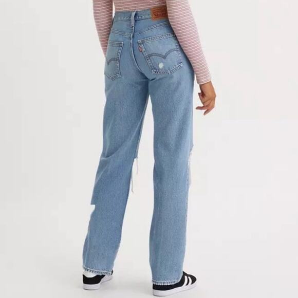 Levi's Women's '94 Baggy Denim Jeans Size 27x31 Mid Rise Straight Leg Classic - Picture 2 of 12
